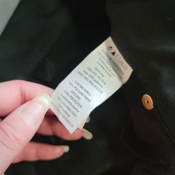 Michael Kors Pants Womens XL Black Pleather Flare Pockets High Waist Stretch - Picture 6 of 13